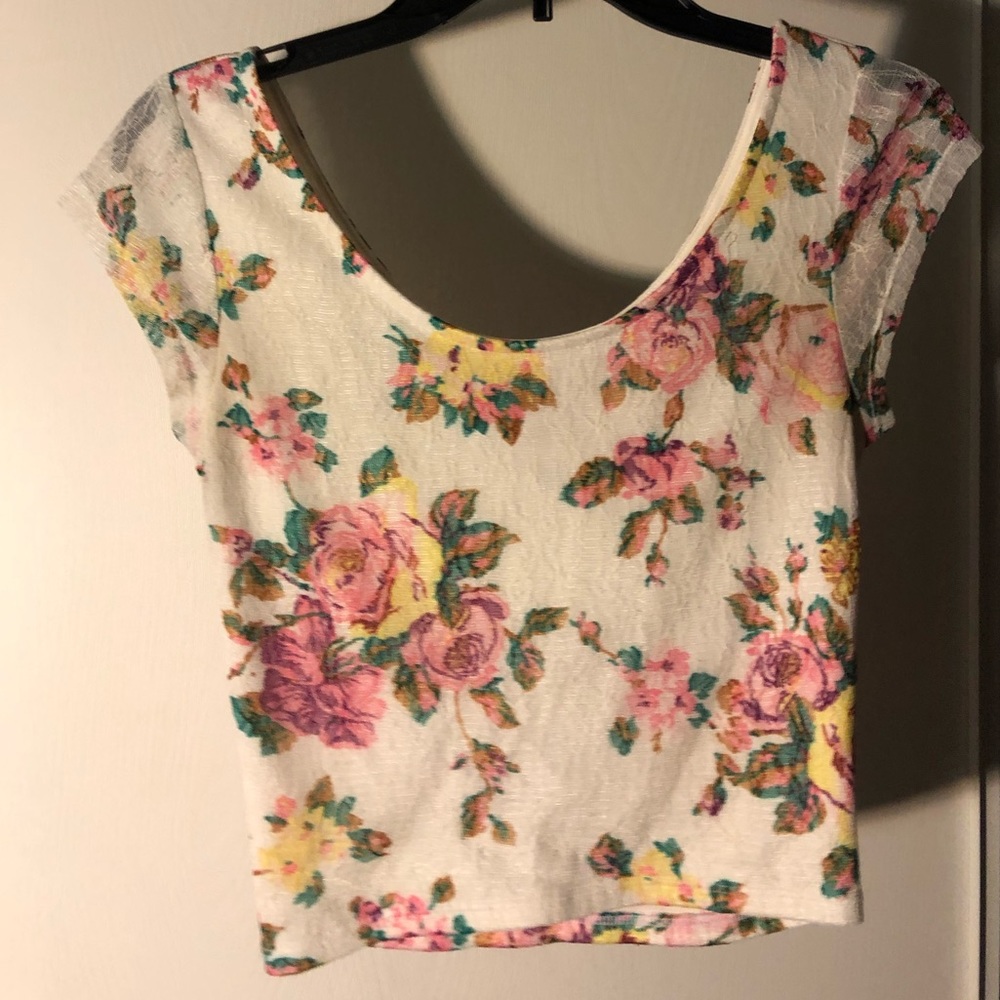Flora crop top
